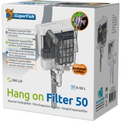   SuperFish | HANG ON FILTER | Külső szűrő, hideg vízhez és trópusi akváriumokhoz - 50 L