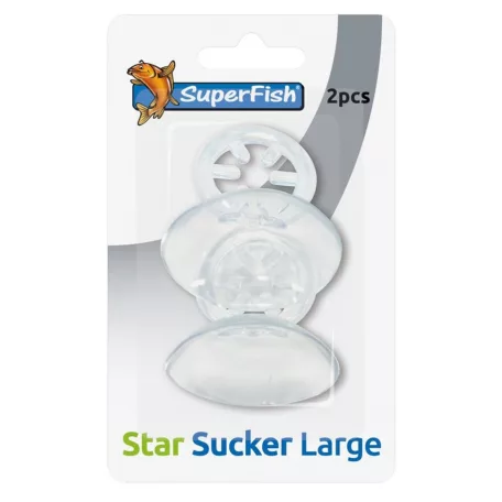 SuperFish | Star Sucker Large  - 2x erős, nagy méretű tapadókorong szett /2db