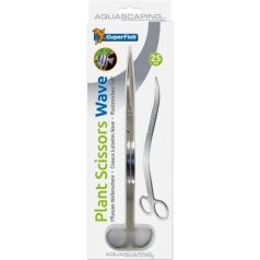   SuperFish | STAINLESS STEEL PLANT SCISSORS WAVE | Rozsdamentes acél, hullámos kialakítás - 25 cm