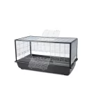 SAVIC Aura 120 Plexi | Prémium pormentes ketrec plexi oldalfalakkal – 118 × 64 × 62 cm