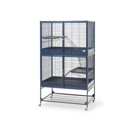 SAVIC Suite Royale Super De Luxe (S) | Kétszintes luxuslakosztály kisállatok számára – 95 × 63 × 159 cm