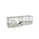 SAVIC Cubix 200 | Extra hosszú, moduláris prémium ketrec nyulak és tengerimalacok számára – 200 × 50 × 63,5 cm