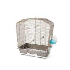   SAVIC Camille 50 | Tágas, modern madárkalitka felszereléssel – 71,5 × 38,5 × 73,5 cm