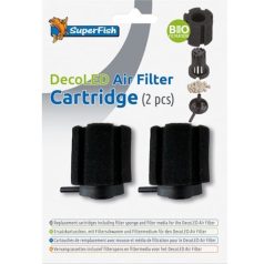   SuperFish Deco LED Air Filter cserebetét | Szivacsos szűrőbetét 2 db