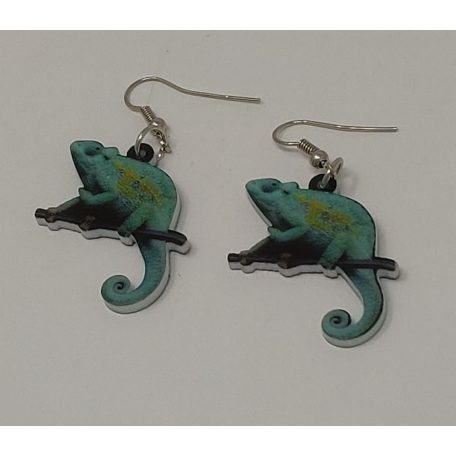  Fülbevaló Kaméleon – Akasztós - 1pár
