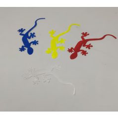 Gekkó matrica – színes fényvisszaverő 