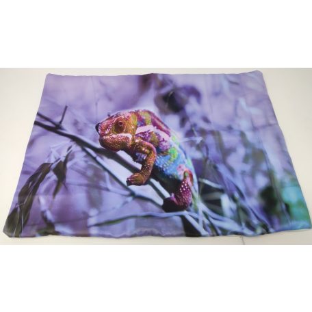 Párnahuzat | Kaméleon minta - lila - 45*35cm