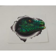 Leguán fej matrica – 3D hatású dizájn