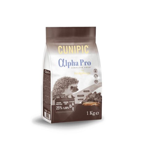 Cunipic | Alpha Pro | Teljesértékű felnőtt sün eledel - 1 Kg.