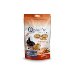   Cunipic | Alpha Pro | Jutalomfalat, felnőtt nyulaknak és rágcsálóknak, répás ízesítés - 50 g