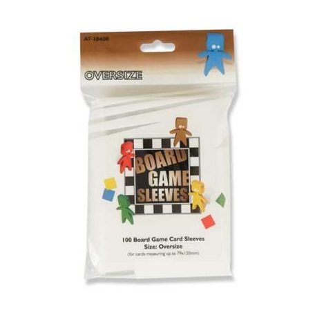 Board Games Sleeves - Oversized (82x124mm) - 100 Pcs - kártyavédő fólia (79x120mm)