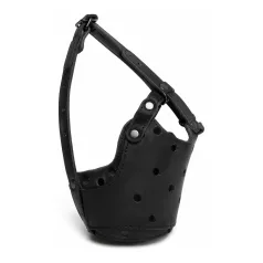   KT26 | Puha marhabőr | Kényelmes bőr szájkosár kutyáknak – 5-s méret, 9 cm/12 cm/31 cm