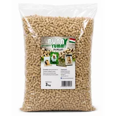   Bunny Yummy | Fa pellet | Prémium minőségű természetes fapellet alom rágcsálóknak – 3 kg