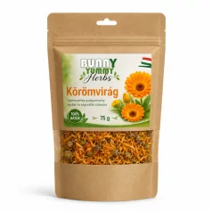   Bunny Yummy | Herbs – Körömvirág | Prémium természetes virág csemege rágcsálóknak – 75 g