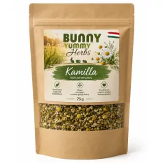   Bunny Yummy | Herbs – Kamilla | Prémium természetes virág csemege rágcsálóknak – 75 g