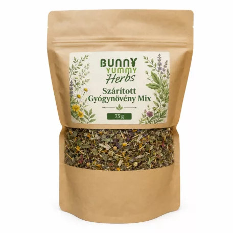 Bunny Yummy | Herbs – Gyógynövény mix | Prémium természetes gyógynövény csemege rágcsálóknak – 75 g