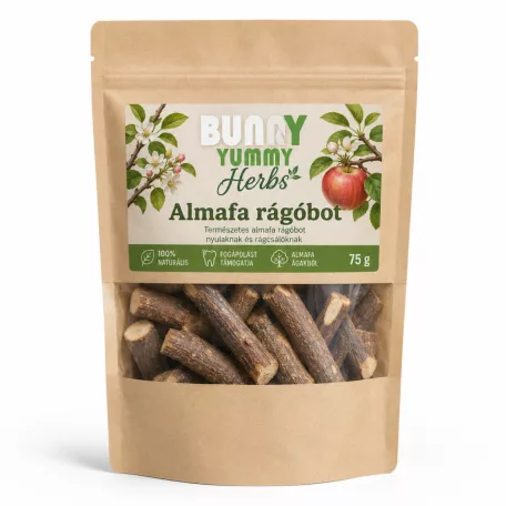 Bunny Yummy | Almafa rágóbot | 100% természetes fa fadarabok rágcsálóknak – 75 g