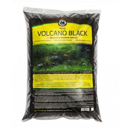 JK | Volcano Black | Vulkáni eredetű bioaktív fekete akváriumi aljzat - 2 L