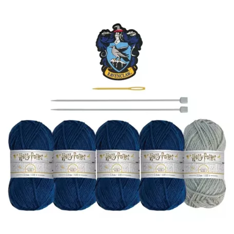 Harry Potter Knitting Kit | Hollóhát Infinity sál készítő szett – DIY kötőkészlet