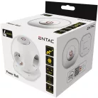 Entac |Gömb Elosztó - 4 Foglalattal, Kapcsolóval -1.5m 3G1.5
