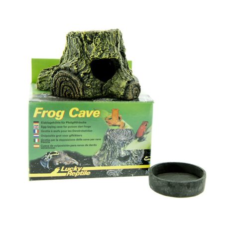 Lucky Reptile | Frog Cave approx 12.5x11.5x7cm - búvóhely békáknak és kisebb kétéltűeknek