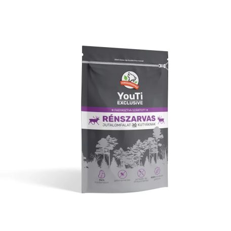 YouTi Exclusive Rénszarvas jutalomfalat 50g