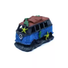 Minibusz akvárium dekoráció - 12,5x6,5x8 cm
