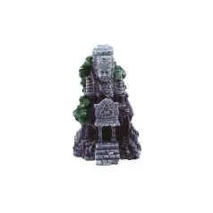   Lakshmana Templom | Antik hatású műgyanta dekoráció akváriumba – 7,5x7x12,5 cm
