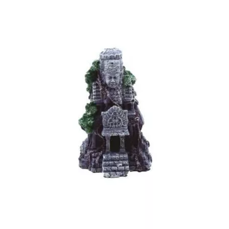 Lakshmana Templom | Antik hatású műgyanta dekoráció akváriumba – 7,5x7x12,5 cm