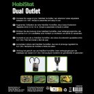 HabiStat | Dual Outlet | párásító gép kiegészítő kettős csatlakozással 