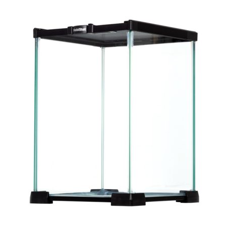 HabiStat | Glass Terrarium | Üveg terrárium kis testű hüllőknek és kétéltűeknek – 20×20×30 cm