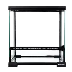   HabiStat | Glass Terrarium | Üveg terrárium kis testű hüllőknek és kétéltűeknek – 30×30×32 cm