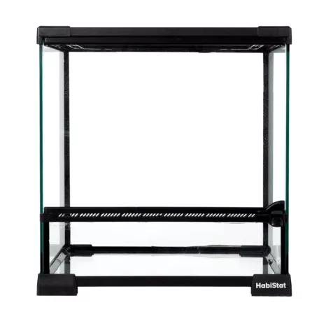 HabiStat | Glass Terrarium | Üveg terrárium kis testű hüllőknek és kétéltűeknek – 30×30×32 cm