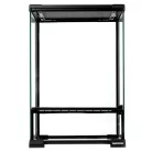 HabiStat | Glass Terrarium | Üveg terrárium nappali gekkók, kisebb kígyók és békák számára – 30×30×45 cm