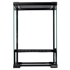   HabiStat | Glass Terrarium | Üveg terrárium nappali gekkók, kisebb kígyók és békák számára – 30×30×45 cm