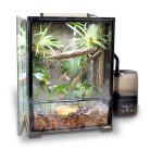 HabiStat | Glass Terrarium | Üveg terrárium loblakó hülők részére - 45x45x60 cm
