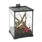 HabiStat | Glass Terrarium | Üveg terrárium lombakó hülők részére - 60x45x90 cm