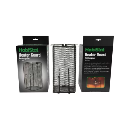Habistat | Heater Guard Rectangular | Porszórt fémburkolat kerámia hőleadókhoz  - 12x24 cm