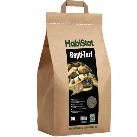 HabiStat | Repti Turf | Természetes préselt növényi talaj teknősök számára - 10 L