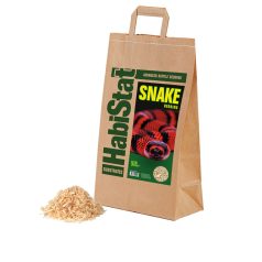   HabiStat | Snake Bedding Aspen |  Felkészített, természetes faforgács alom kígyók részére - 10 L