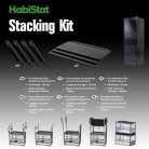 HabiStat | Stacking kit for Terrarium | Egymása építhető terráriumokhoz bővítő készlet  - 45x45 cm