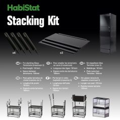   HabiStat | Stacking kit for Terrarium | Egymása építhető terráriumokhoz bővítő készlet - 91x45 cm