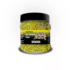  HabiStat | Tortoise Food Banana |  Banános növényi alapú teknőstáp szárazföldi teknősök számára - 200 g