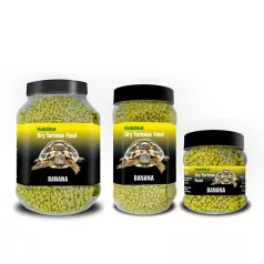   HabiStat | Tortoise Food Banana |  Banános növényi alapú teknőstáp szárazföldi teknősök számára - 200 g