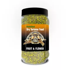   HabiStat | Tortoise Food Fruit&Flower | Gyümölcsös és Virágos alapú teknőstáp szárazföldi teknősök számára - 400 g