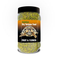   HabiStat Tortoise Food - fruit&flower | szárazföldi teknős táp - 400 g