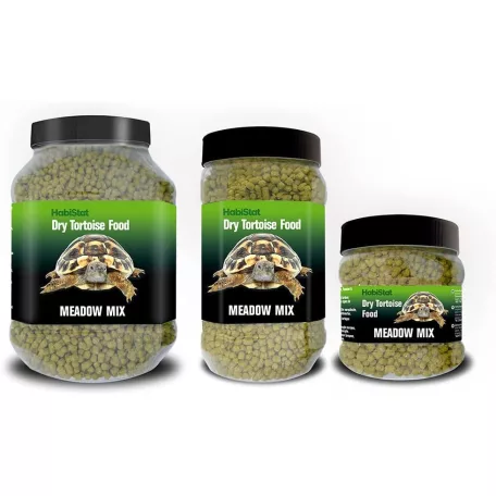 HabiStat | Tortoise Food Meadow Mix | Növényi alapú teknőstáp szárazföldi teknősök számára - 400 g