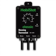   HABISTAT | DIMMER THERMOSTAT BLACK | Teljesítményszabályozó termosztát, fekete - 600 WATT