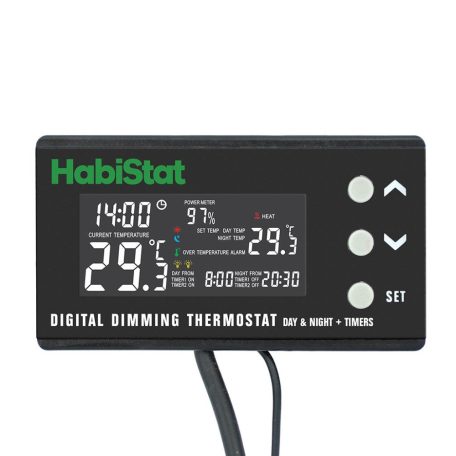 Habistat | Digital Dimming Thermostat | Digitális hőszabályzó terráriumi hőmérséklet-szabályozásra - 600W