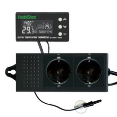   HabiStat | Digital Thermostat Timer | Digitális hőmérsékleti termosztát hüllők és kétéltűek számára – 600 W